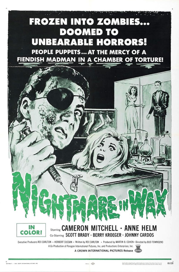 Nightmare In Wax (1969) – Classic Horror Film Poster Movie Poster | Film Wall Art Print