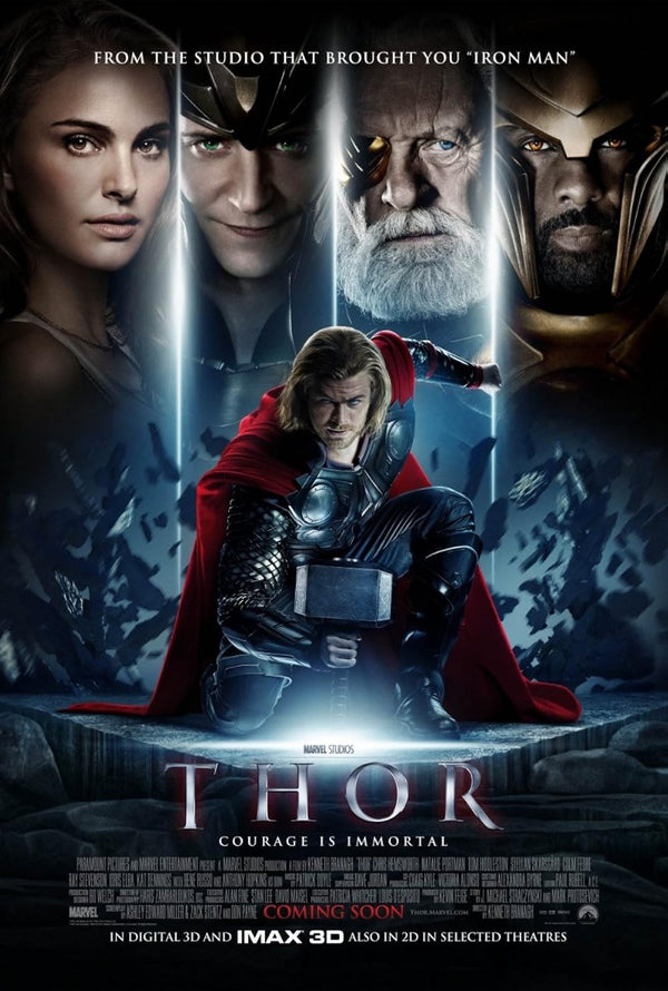 Thor Movie Poster - Marvel Cinematic Universe Official Art Movie Poster | Film Wall Art Print