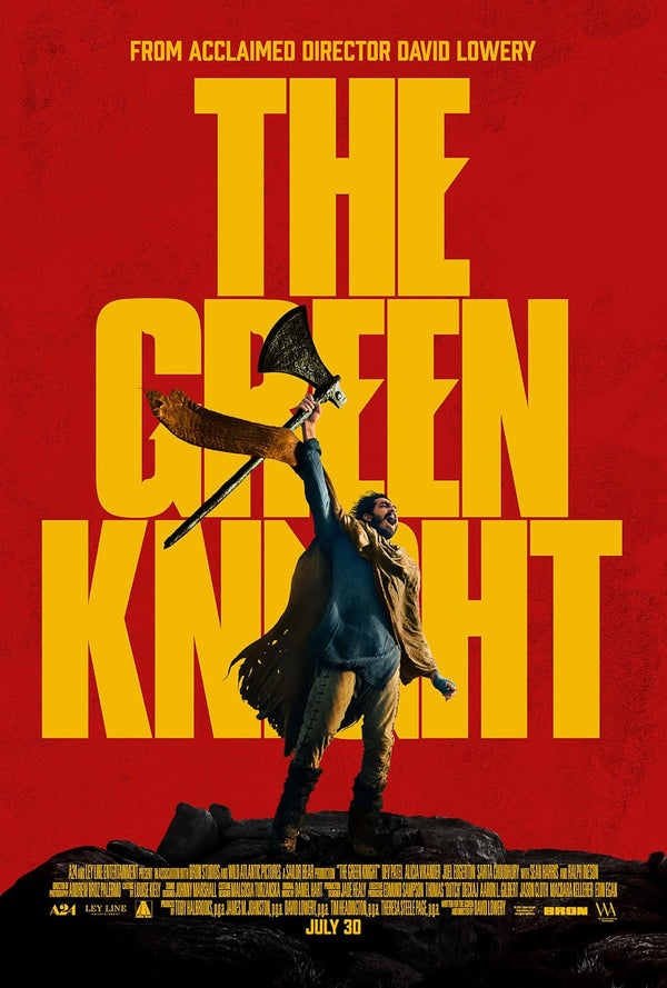 Green Knight (2021) - Fantasy Adventure & Dark Drama Movie Movie Poster | Film Wall Art Print