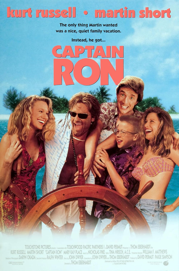 Captain Ron (1992) - Adventure Comedy Movie Poster Movie Poster | Film Wall Art Print