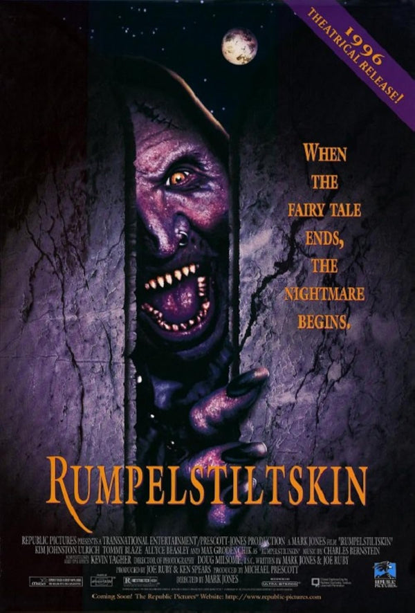 Rumpelstiltskin (1995) Movie Poster – Comedy, Fantasy, Horror Movie Poster | Film Wall Art Print