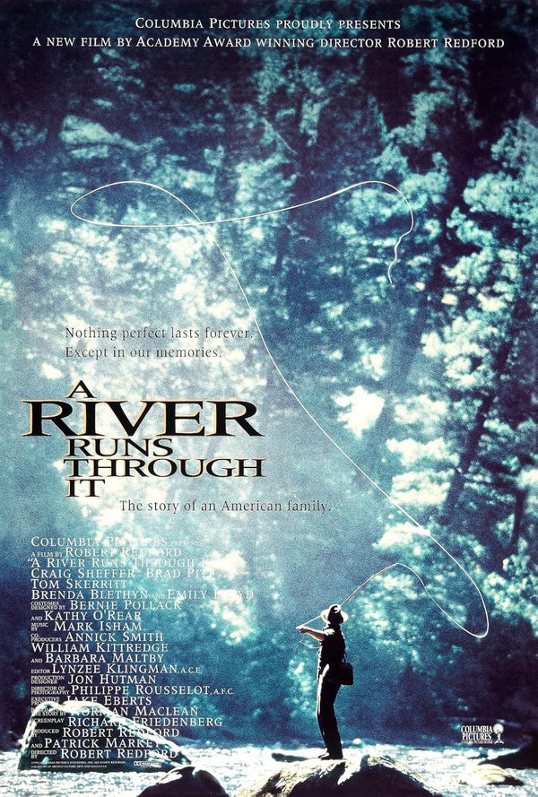 A River Runs Through It Movie Poster - Classic Drama Film Art Movie Poster | Film Wall Art Print