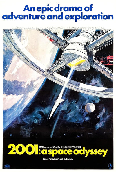 2001: A Space Odyssey Italian Poster (1968) Sci-Fi Adventure Movie Poster | Film Wall Art Print