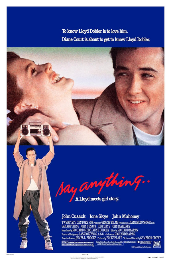Say Anything Movie Poster - Classic 1989 Romance Film Art Movie Poster | Film Wall Art Print