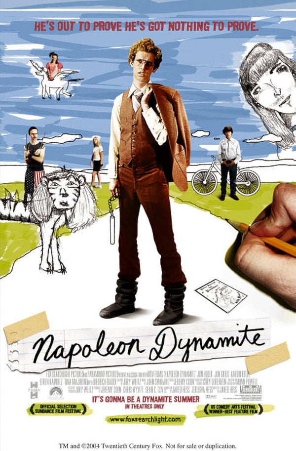 Napoleon Dynamite Movie Poster - Iconic 2004 Comedy Film Art Movie Poster | Film Wall Art Print