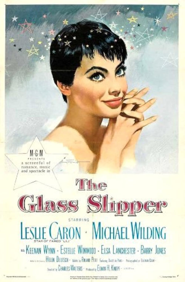 Glass Slipper (1955) Family Fantasy Musical Movie Poster Movie Poster | Film Wall Art Print