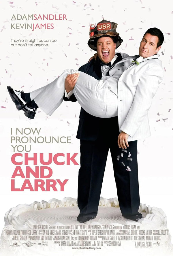 I Now Pronounce You Chuck and Larry (2007) Movie Poster Movie Poster | Film Wall Art Print