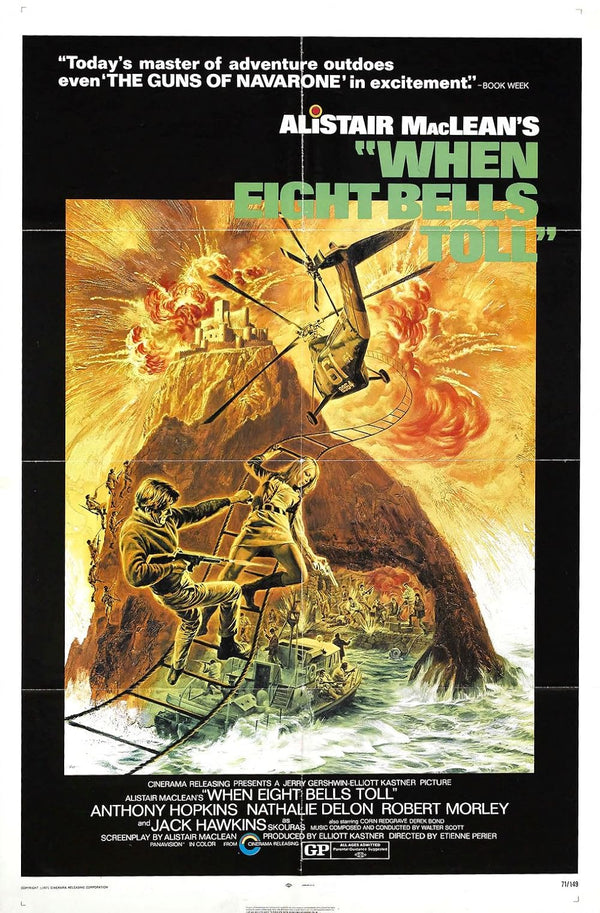 When Eight Bells Toll (1971) Action Adventure Crime Movie Poster Movie Poster | Film Wall Art Print