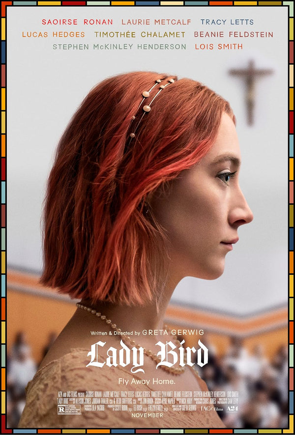 Lady Bird Movie Poster - Greta Gerwig's Coming-of-Age Film Movie Poster | Film Wall Art Print