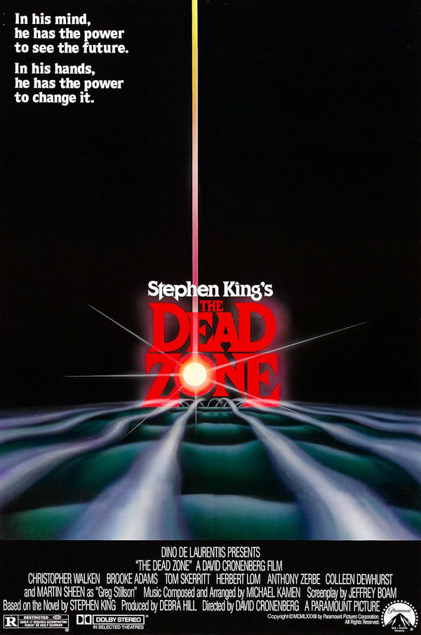 Dead Zone (1983) Movie Poster – Drama, Fantasy, Thriller Movie Poster | Film Wall Art Print