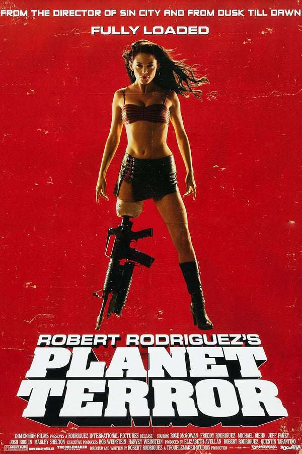 Planet Terror Movie Poster - Grindhouse Horror Film Art Movie Poster | Film Wall Art Print