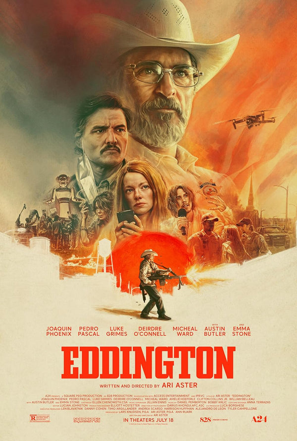 Eddington (2025) – Hilarious Western Drama Comedy Movie Poster | Film Wall Art Print