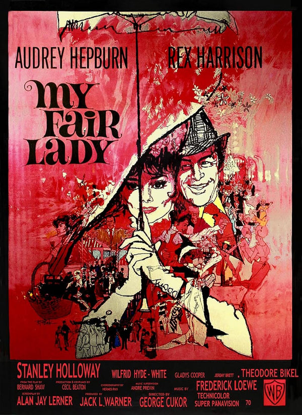 My Fair Lady Movie Poster - Classic 1964 Musical Film Art Movie Poster | Film Wall Art Print