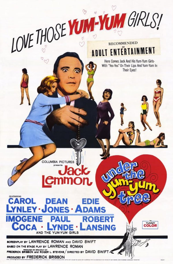 Under The Yum Yum Tree (1963) - Classic Comedy Romance Film Movie Poster | Film Wall Art Print
