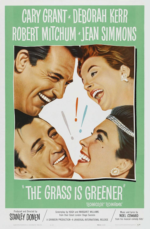The Grass Is Greener (1960) - Comedy Drama Romance Movie Movie Poster | Film Wall Art Print