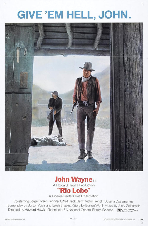 Rio Lobo (1970) – Drama, War, Western Movie Poster Movie Poster | Film Wall Art Print