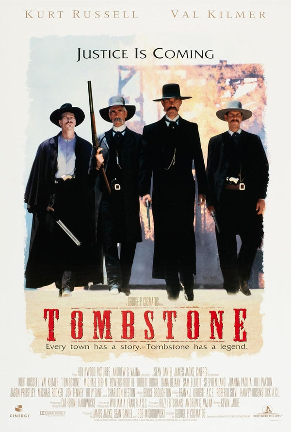 Tombstone Movie Poster - Classic Western Film Art Print Movie Poster | Film Wall Art Print