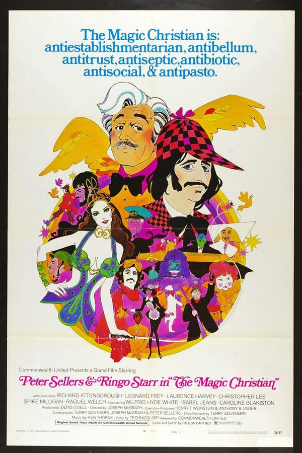 Magic Christian (1969) Movie Poster – Classic Comedy Art Movie Poster | Film Wall Art Print