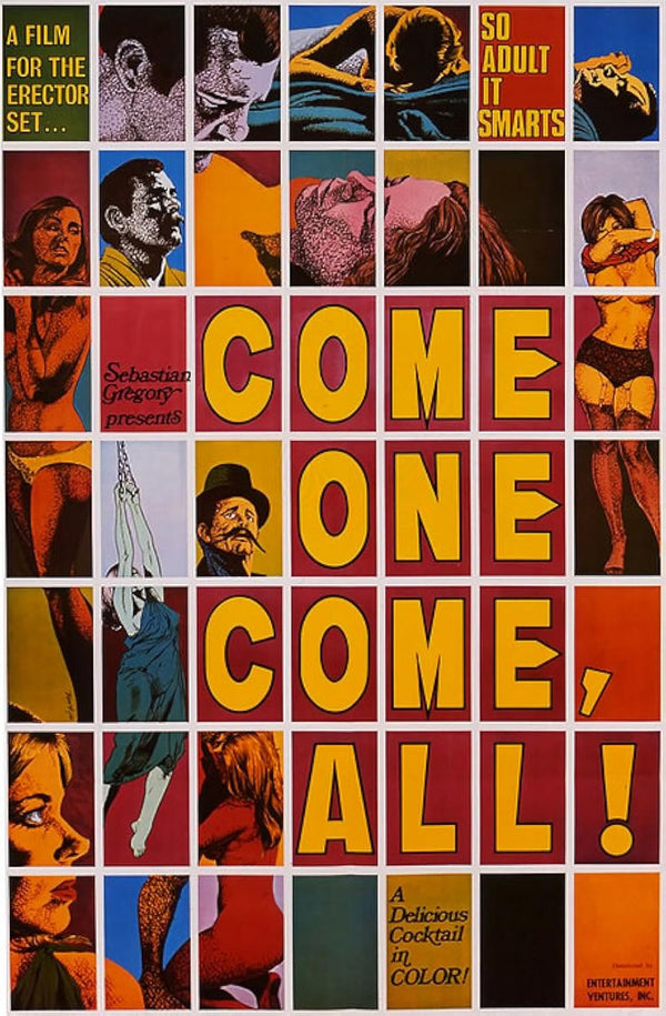Come One, Come All (1970) - Classic Comedy Movie Poster Movie Poster | Film Wall Art Print