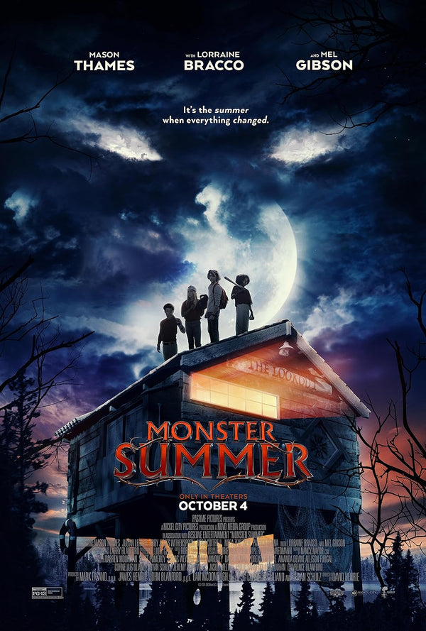Monster Summer (2024) - Adventure, Fantasy, Horror Movie Movie Poster | Film Wall Art Print