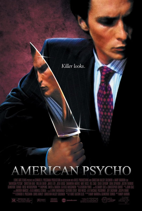 American Psycho Movie Poster - Iconic 2000 Thriller Movie Poster | Film Wall Art Print
