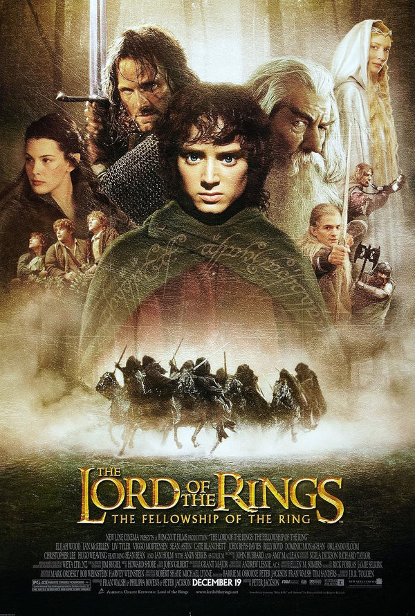 Lord of the Rings: Fellowship of the Ring Movie Poster Movie Poster | Film Wall Art Print