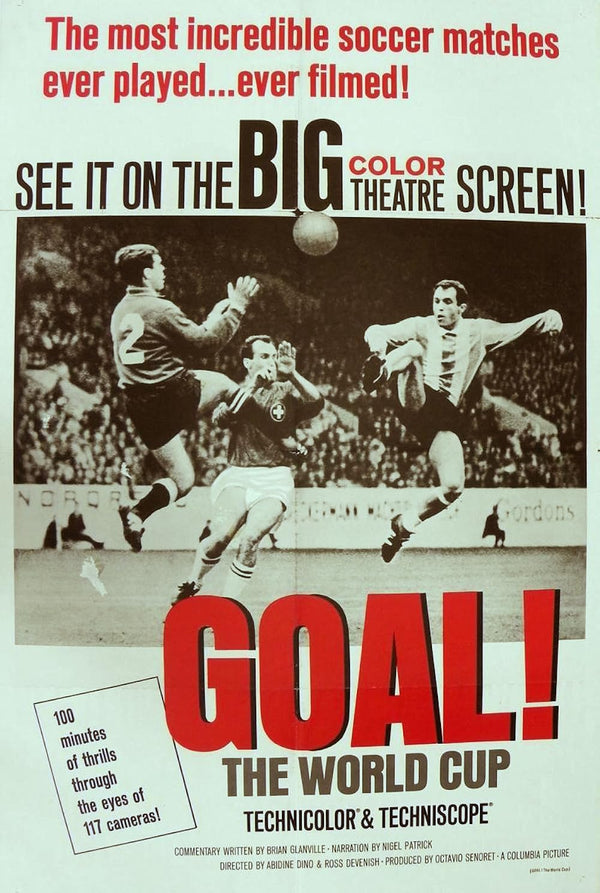 Goal The World Cup 1966 Official Poster Movie Poster | Film Wall Art Print