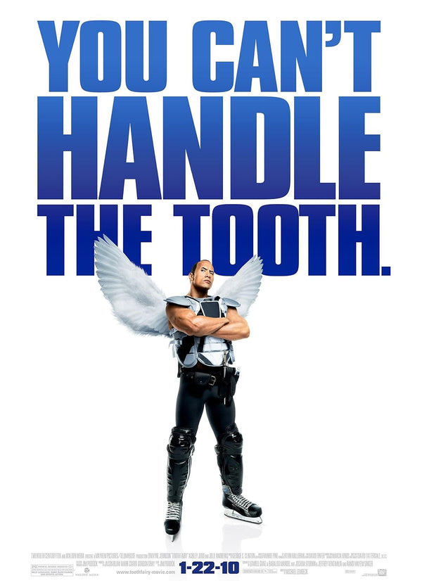 Tooth Fairy (2010) - Family Comedy Fantasy Movie Poster Movie Poster | Film Wall Art Print