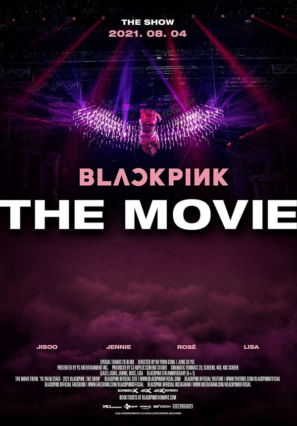 BLACKPINK Documentary 2021: Behind the Scenes Movie Poster | Film Wall Art Print