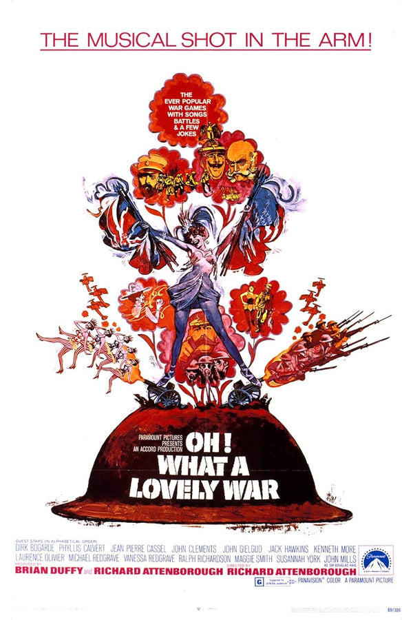 Oh What a Lovely War (1969) - Hilarious Musical War Comedy Movie Poster | Film Wall Art Print