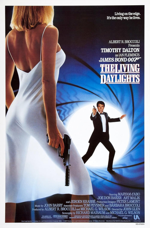 Living Daylights (1987) Action Adventure Thriller Movie Poster Movie Poster | Film Wall Art Print