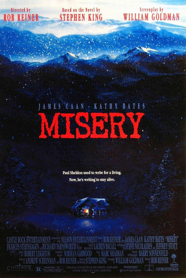 Misery Movie Poster - Classic Psychological Thriller Film Art Movie Poster | Film Wall Art Print