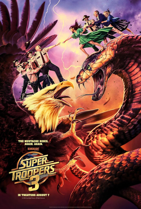 Super Troopers 3: Hilarious Crime Comedy & Mystery Action (2026) Movie Poster | Film Wall Art Print