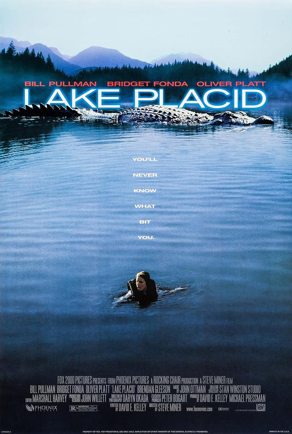 Lake Placid (1999) - Classic Action Comedy Horror Poster Movie Poster | Film Wall Art Print