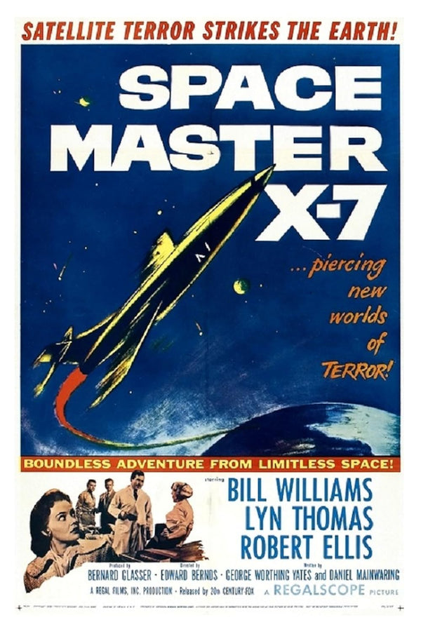 Space Master X-7 (1958) - Classic Sci-Fi Horror Thriller Poster Movie Poster | Film Wall Art Print