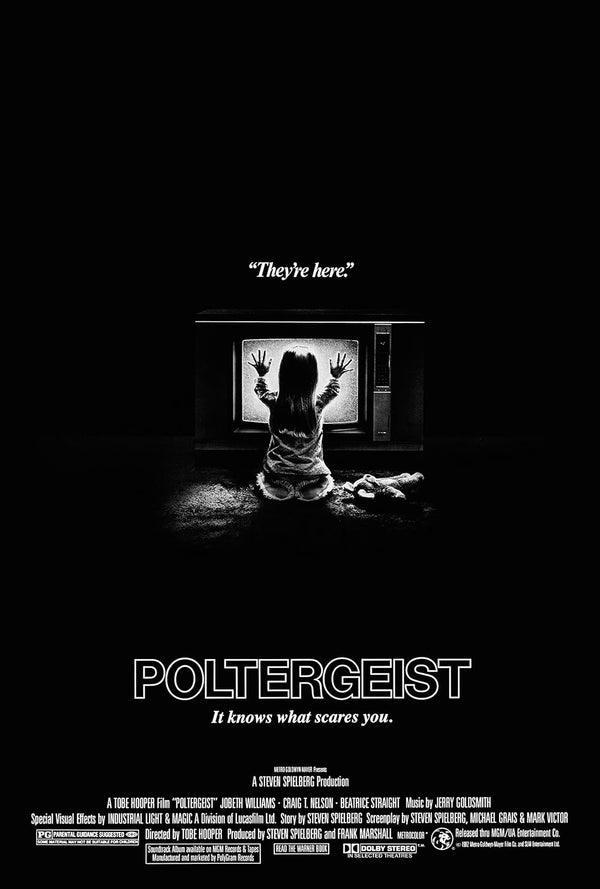 Poltergeist Movie Poster - Classic Horror Film Art Movie Poster | Film Wall Art Print