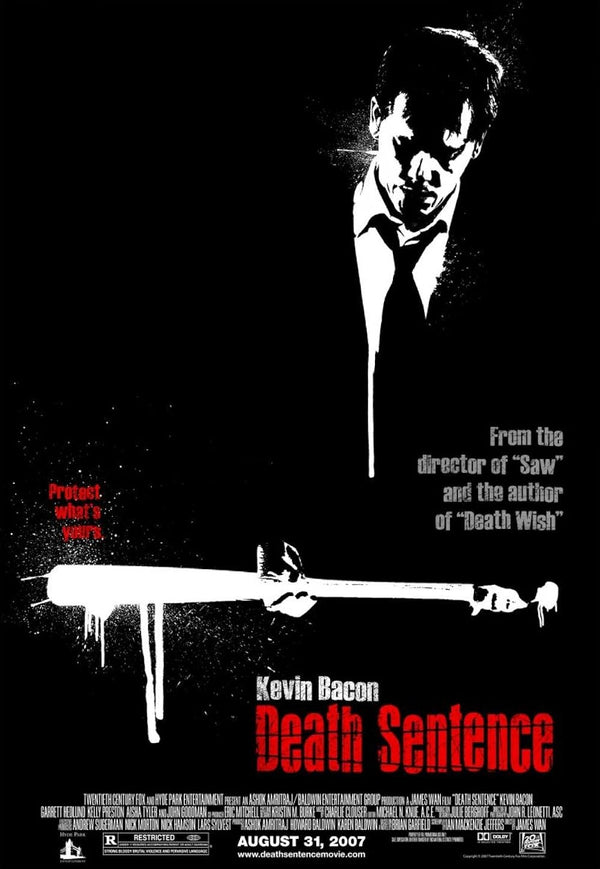 Death Sentence (2007) – Action Crime Thriller Movie Poster Movie Poster | Film Wall Art Print