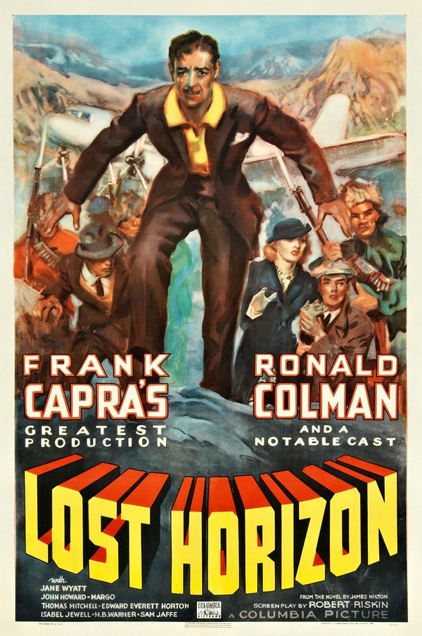 Lost Horizon (1937) - Adventure Drama Fantasy Poster Movie Poster | Film Wall Art Print