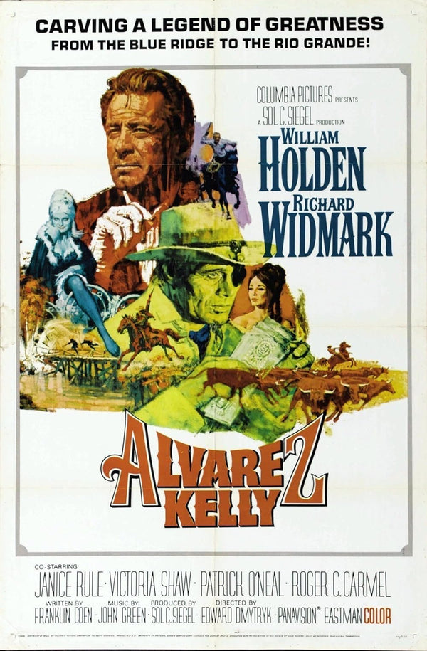 Alvarez Kelly (1966) - Classic Drama & Western Movie Poster Movie Poster | Film Wall Art Print
