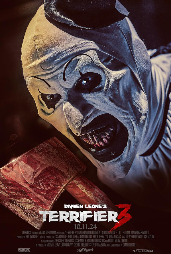 Terrifier 3 Movie Poster - Official Horror Film Artwork Movie Poster | Film Wall Art Print