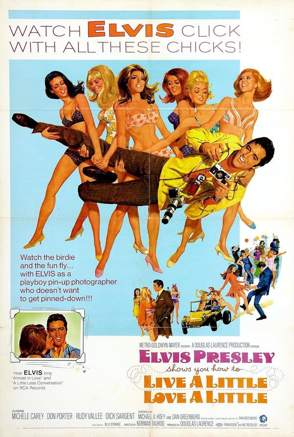 Live a Little Love a Little (1968) – 60s Musical Romance Comedy Poster Movie Poster | Film Wall Art Print