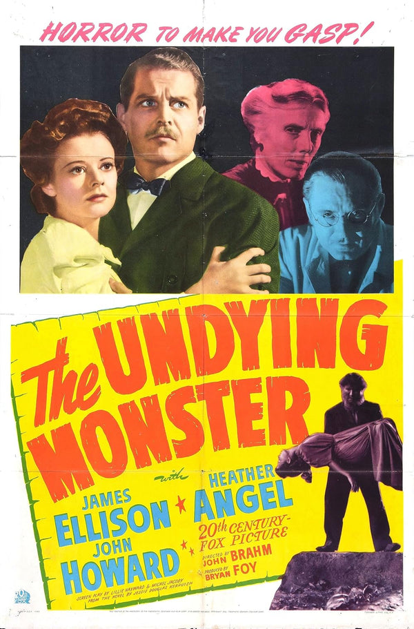 Undying Monster (1942) - Chilling Drama, Horror, Mystery Classic Movie Poster | Film Wall Art Print