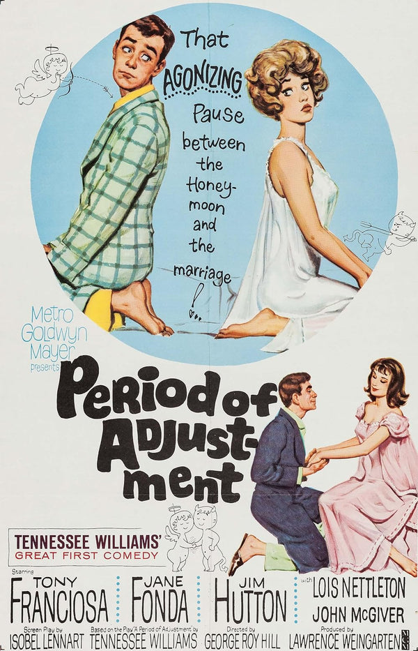 Period of Adjustment (1962) - Hilarious Comedy-Drama Movie Poster | Film Wall Art Print