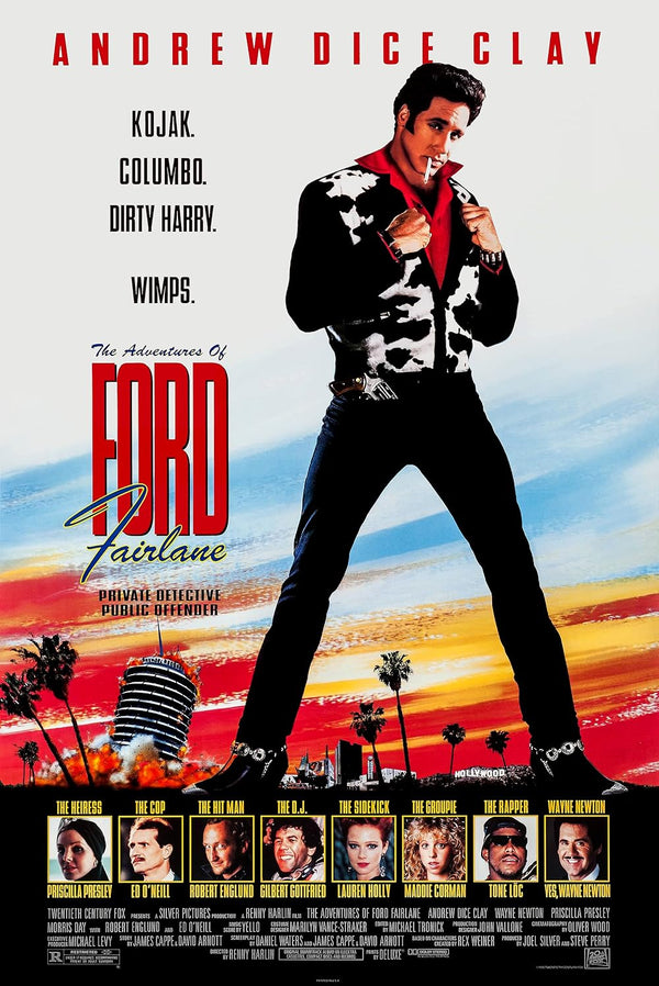 Adventures of Ford Fairlane (1990) - Action Adventure Comedy Movie Poster Movie Poster | Film Wall Art Print