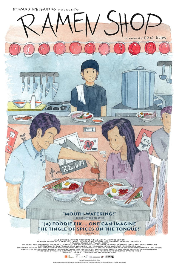 Ramen Shop (2018) - Emotional Drama on Family & Perseverance Movie Poster | Film Wall Art Print
