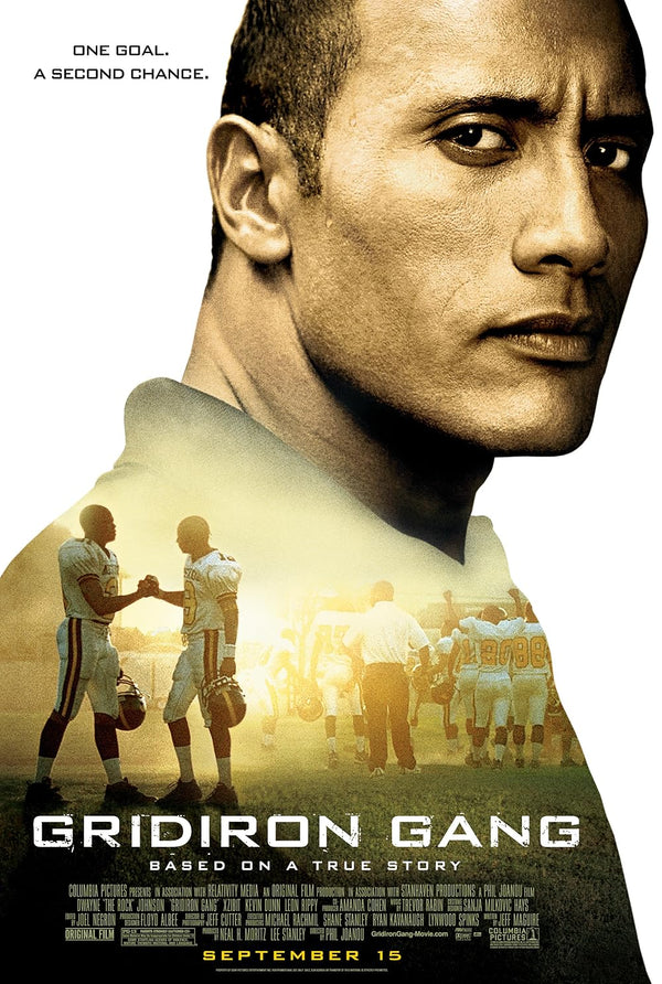 Gridiron Gang (2006) Movie Poster | Biography, Crime, Drama Movie Poster | Film Wall Art Print