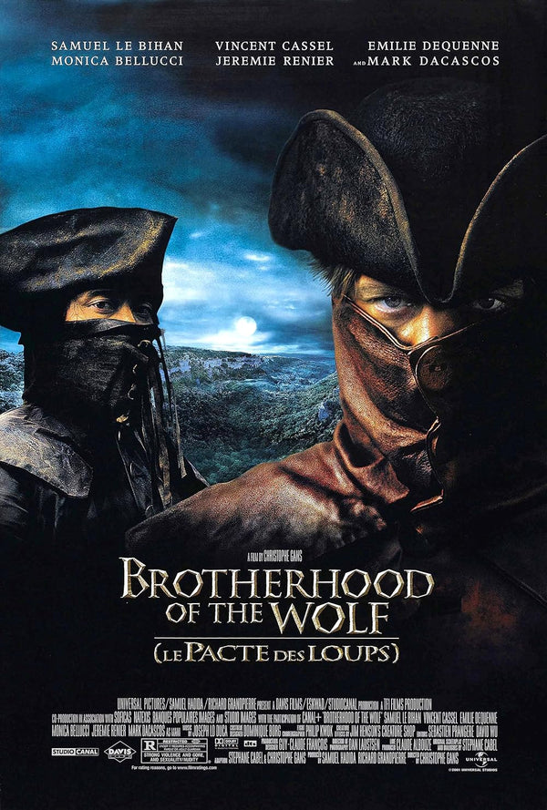 Brotherhood Of The Wolf (2001) - Action Adventure Drama Movie Poster Movie Poster | Film Wall Art Print