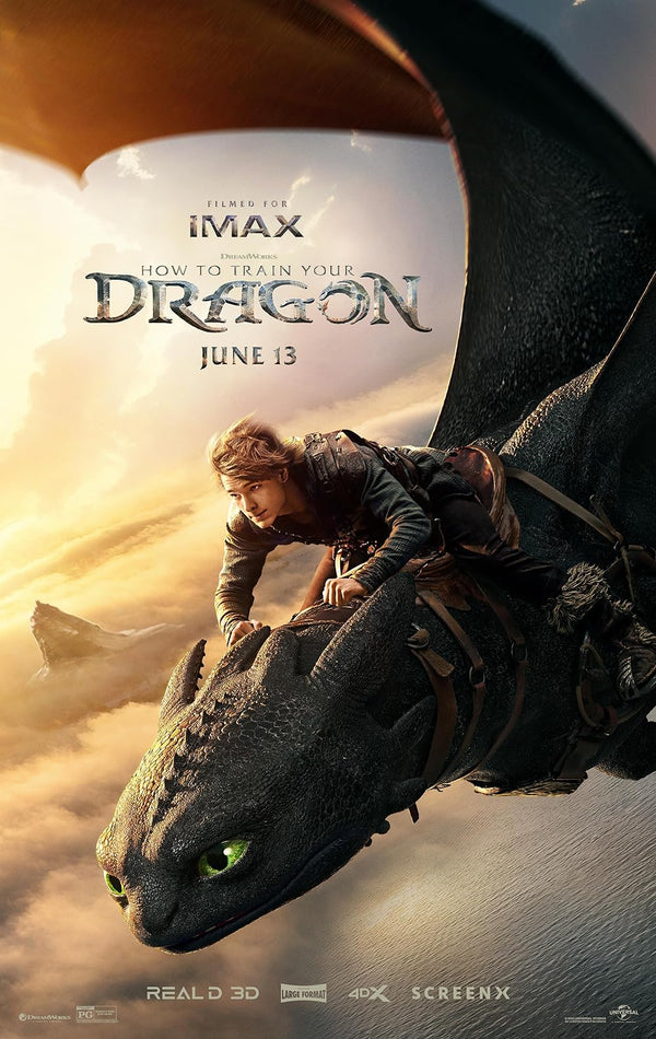 How to Train Your Dragon 2025: Action Adventure Comedy Movie Movie Poster | Film Wall Art Print
