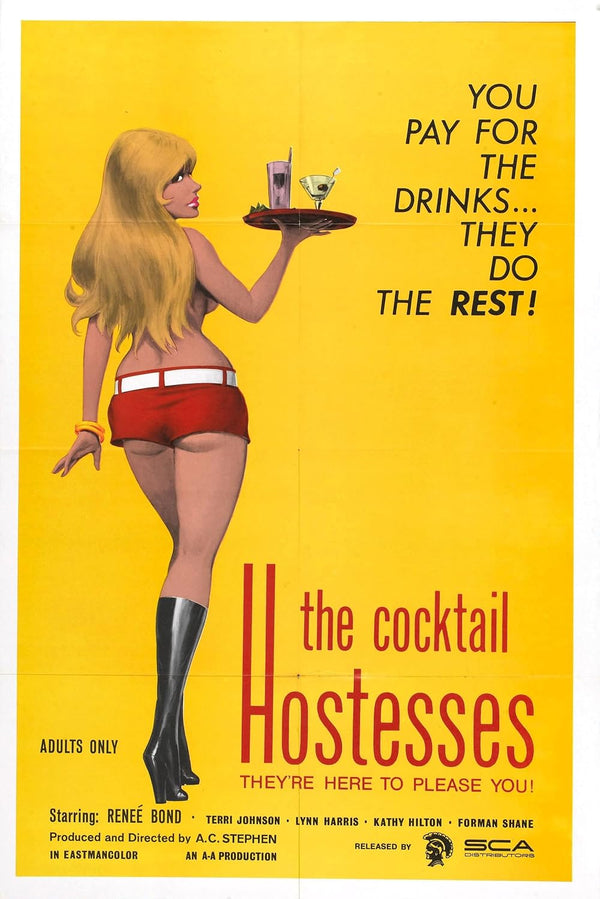 Cocktail Hostesses (1973) - Classic Comedy Movie Poster Movie Poster | Film Wall Art Print