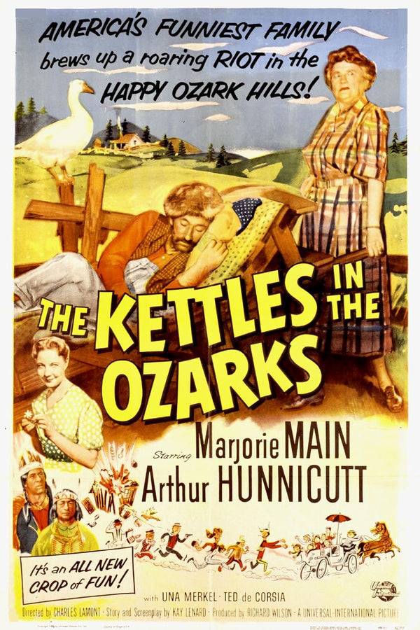 Kettles in the Ozarks (1956) – Nostalgic Classic Comedy Poster Movie Poster | Film Wall Art Print